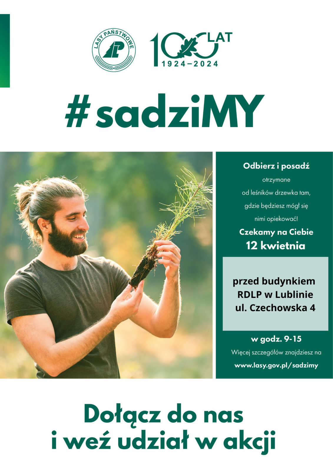 plakat akcji #sadziMY