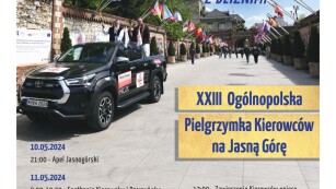 oficjalny plakat 23 Ogólnopolskiej Pielgrzymki na Jasną Górę